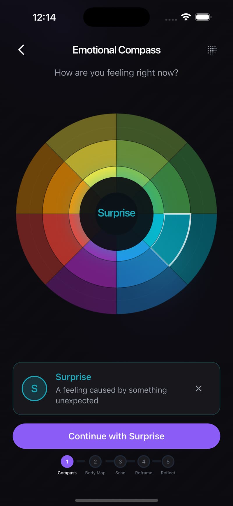 Apothy iPhone screen · Identify, then move.